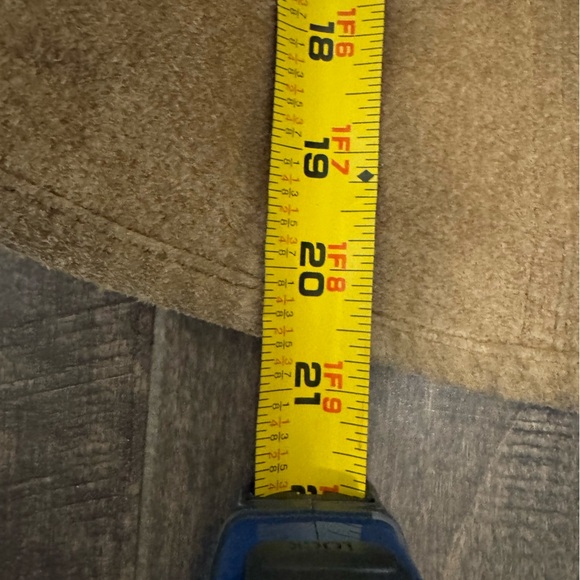 Live a Little Brown Suede Leather Jacket Blazer Size S Western Rustic Moto Chic - Picture 16 of 16